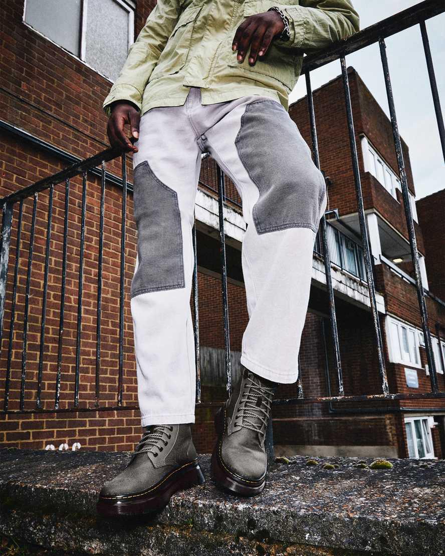 Botines Dr Martens Tarik Utility Hombre Gris  España |  71635-FQZJ