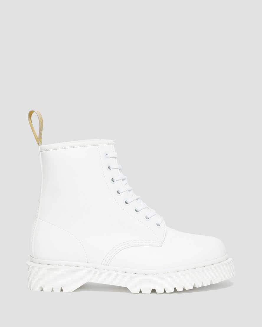 Botines Dr Martens Vegan 1460 Bex Kemble Mono Platform Hombre Blancas  España |  74935-VULM