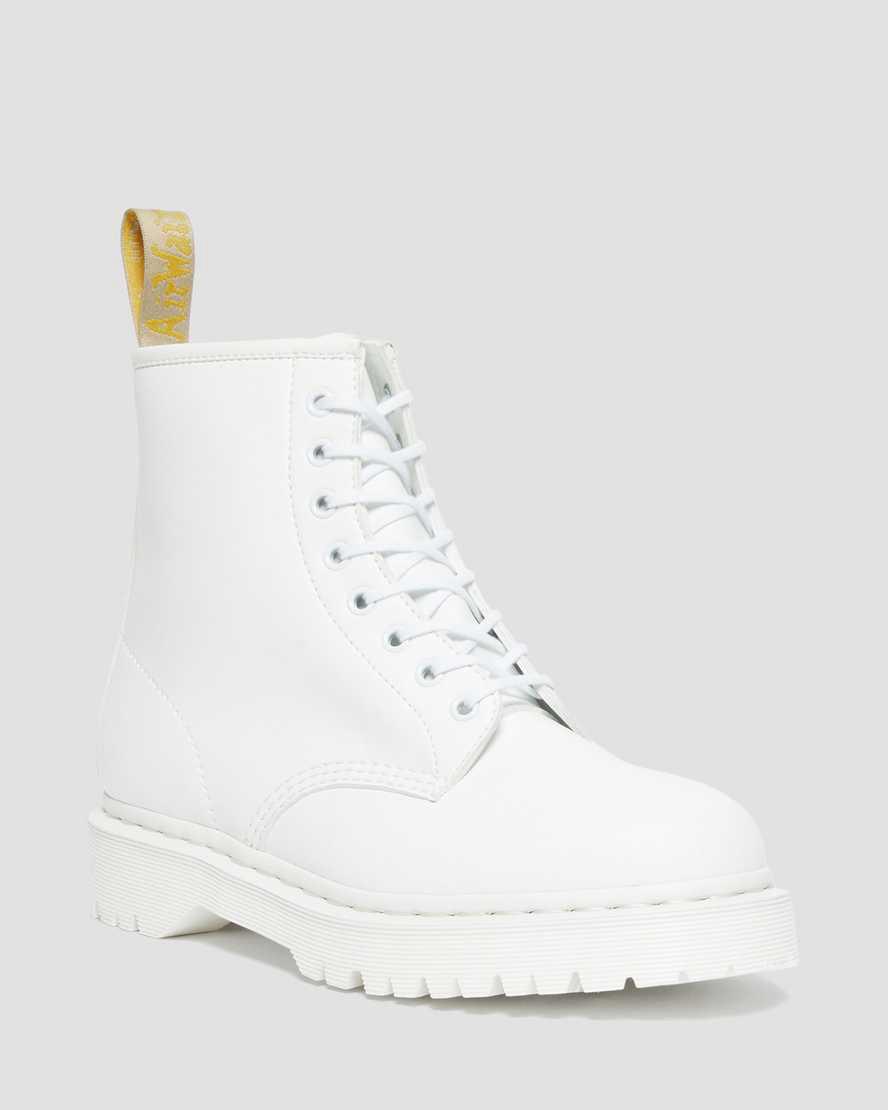 Botines Dr Martens Vegan 1460 Bex Kemble Mono Platform Hombre Blancas  España |  74935-VULM