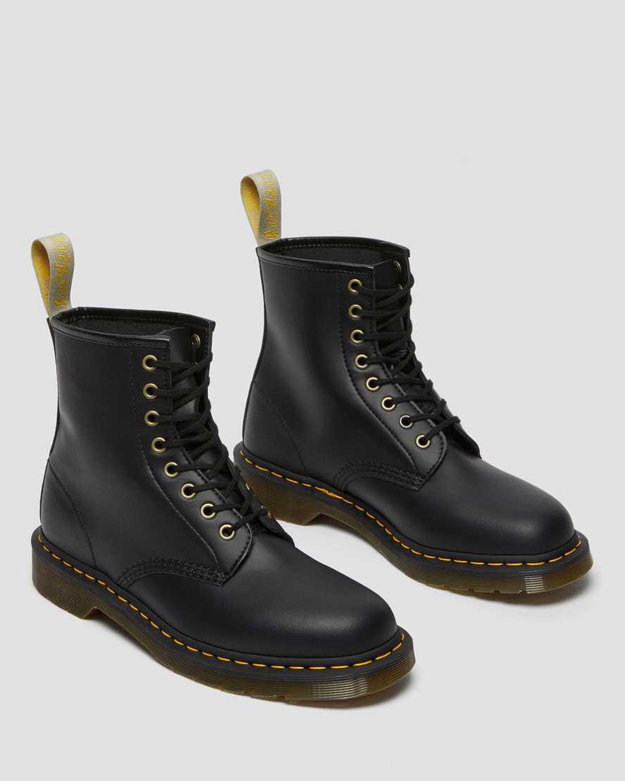 Botines Dr Martens Vegan 1460 Felix Lace Up Hombre Negras  España |  31029-SDOM