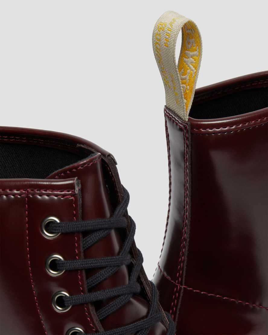 Botines Dr Martens Vegan 1460 Lace Up Mujer Rojas  España |  93650-MAOF