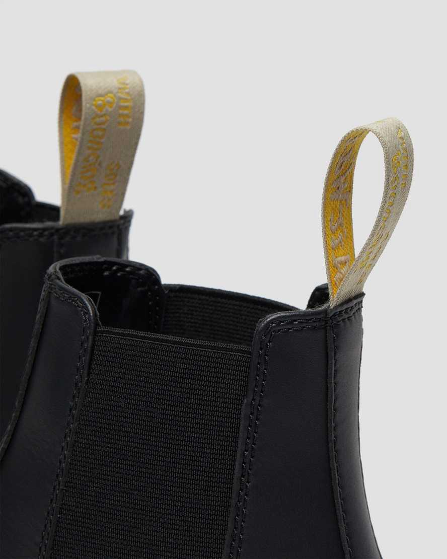 Botines Dr Martens Vegan 2976 Felix Chelsea Mujer Negras  España |  70654-LURT