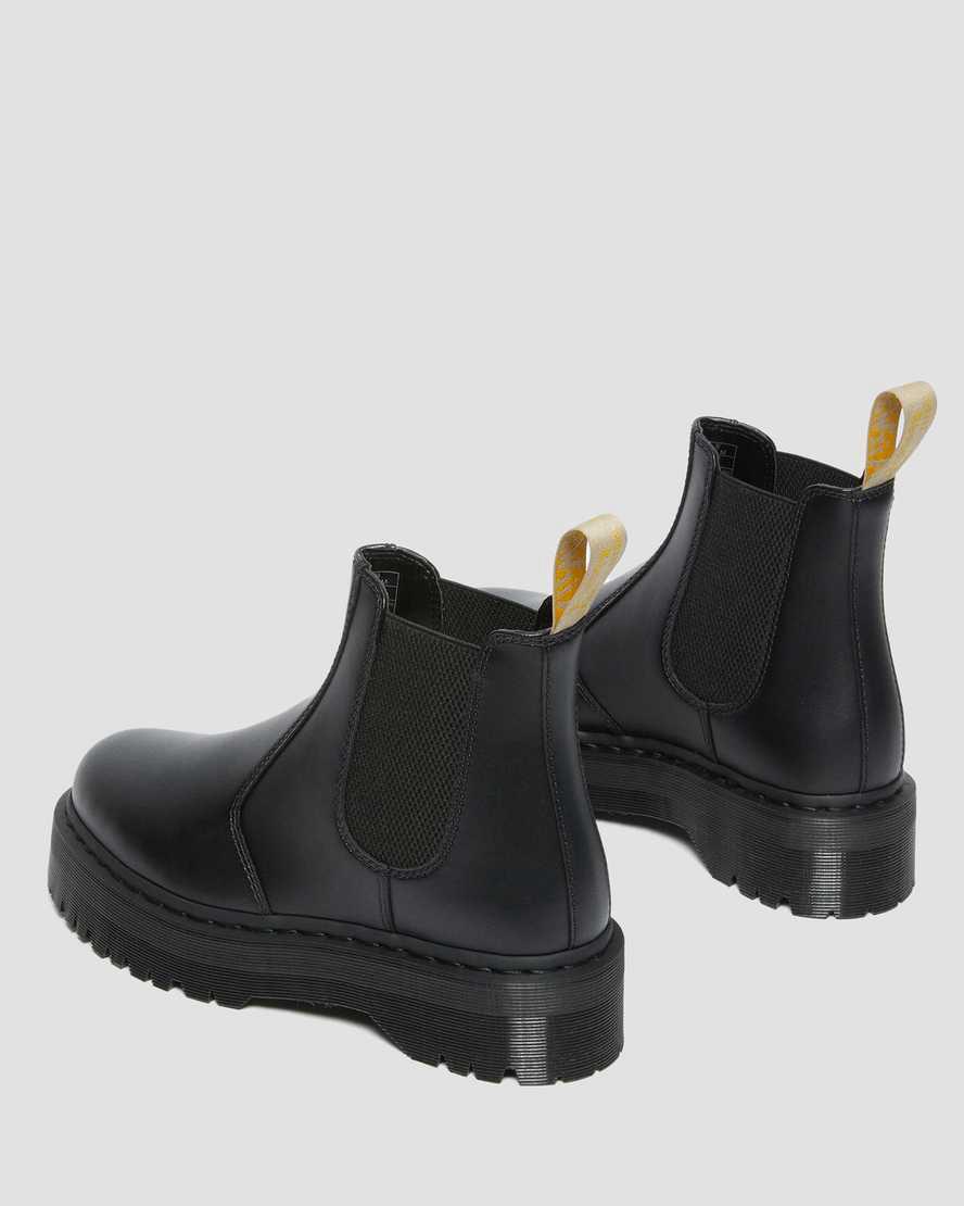 Botines Dr Martens Vegan 2976 Felix Platform Chelsea Mujer Negras  España |  53178-KJNY