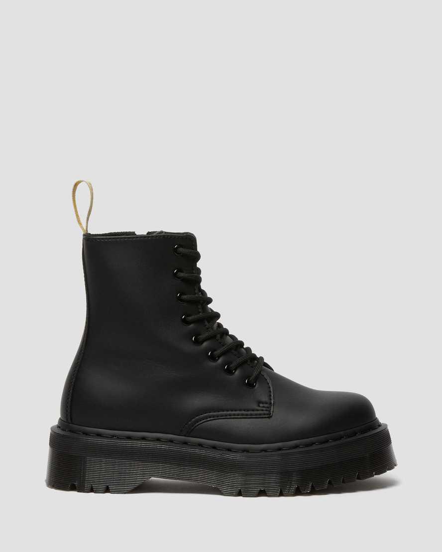 Botines Dr Martens Vegan Jadon II Boot Mono Platforms Hombre Negras  España |  86059-JECL