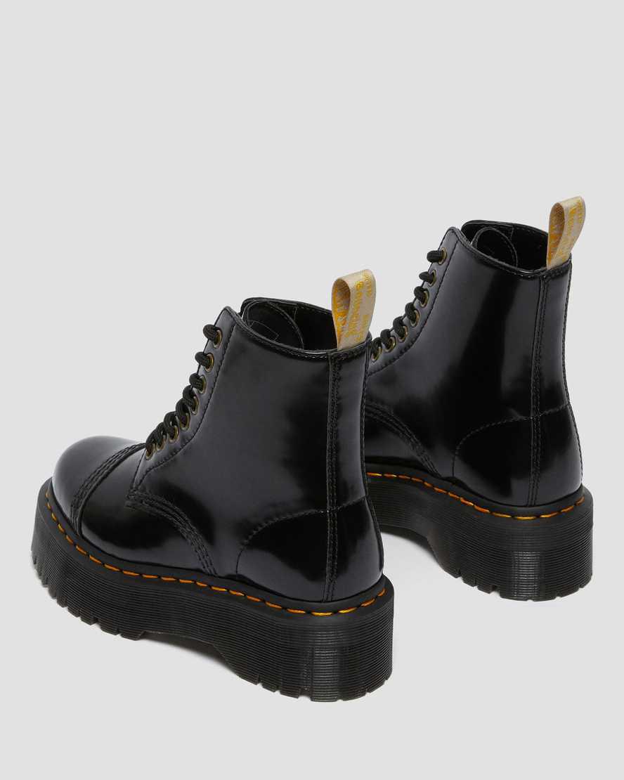 Botines Dr Martens Vegan Sinclair Platform Mujer Negras  España |  95627-ZRFX