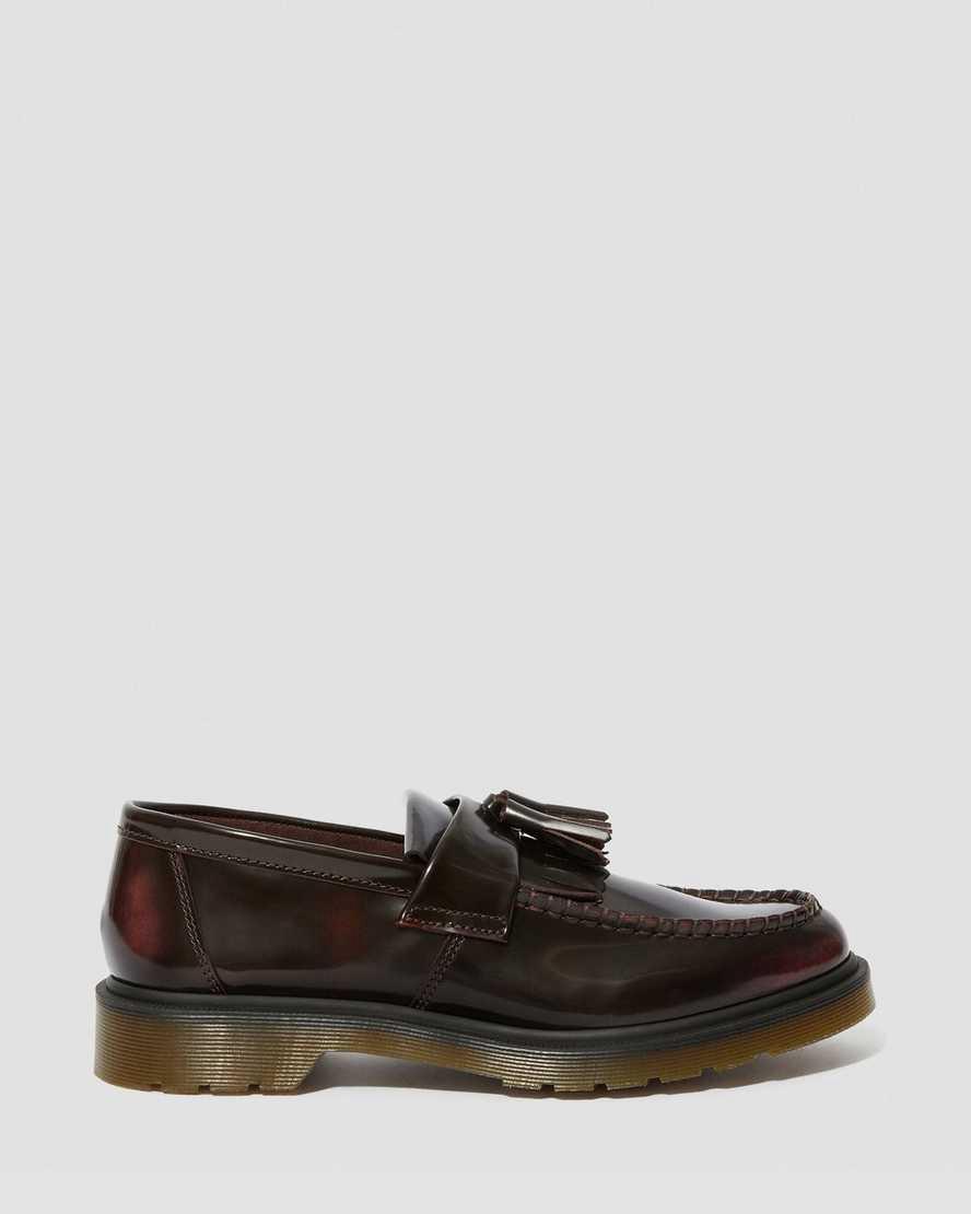 Loafers Dr Martens Adrian Arcadia Leather Tassel Mujer Rojas  España |  31058-AKEO
