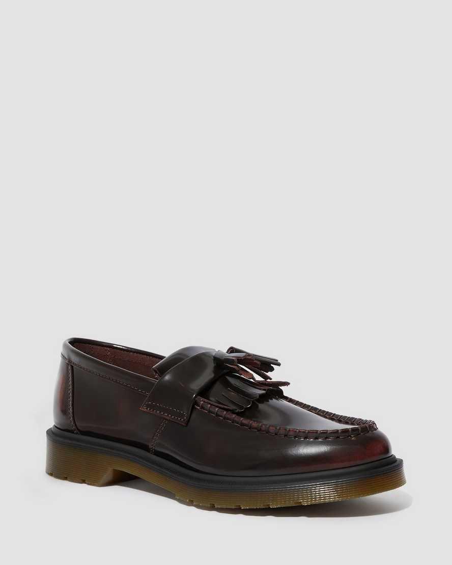 Loafers Dr Martens Adrian Arcadia Leather Tassel Mujer Rojas  España |  31058-AKEO