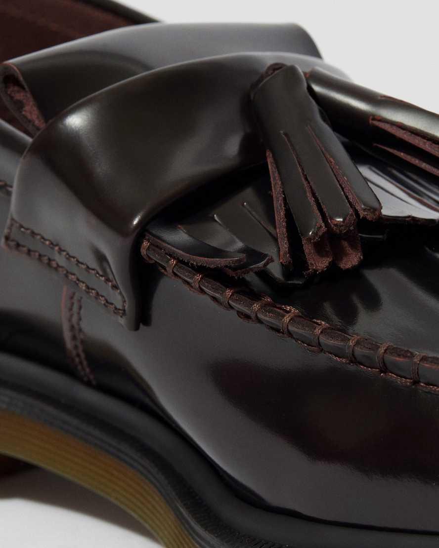 Loafers Dr Martens Adrian Arcadia Leather Tassel Hombre Rojas  España |  58961-OQFX