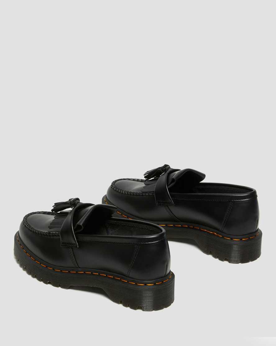 Loafers Dr Martens Adrian Bex Smooth Leather Tassel Hombre Negras  España |  93705-CAFT