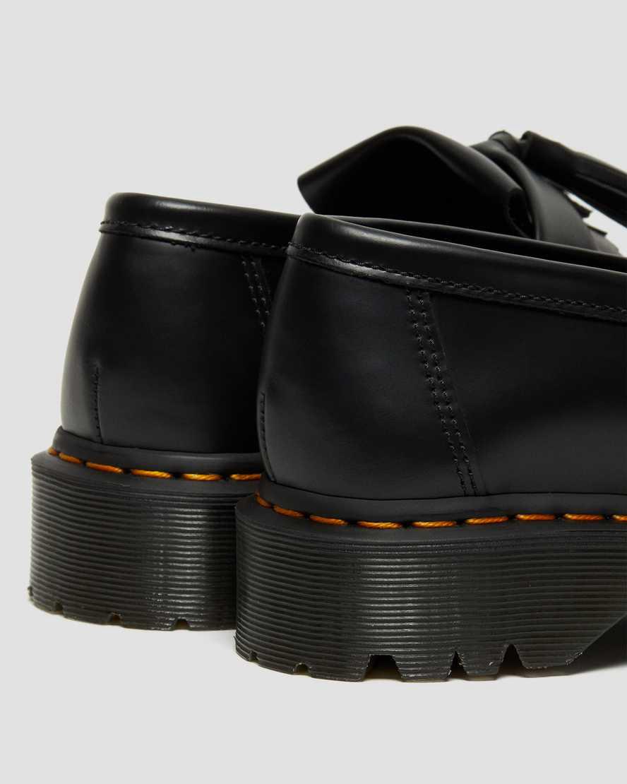 Loafers Dr Martens Adrian Bex Smooth Leather Tassel Hombre Negras  España |  93705-CAFT