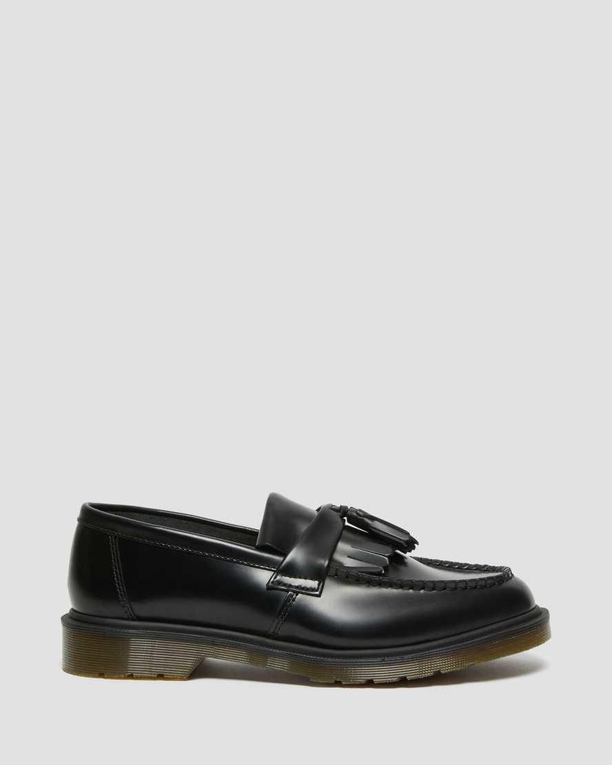 Loafers Dr Martens Adrian Smooth Leather Tassel Hombre Negras  España |  17206-ZCPQ