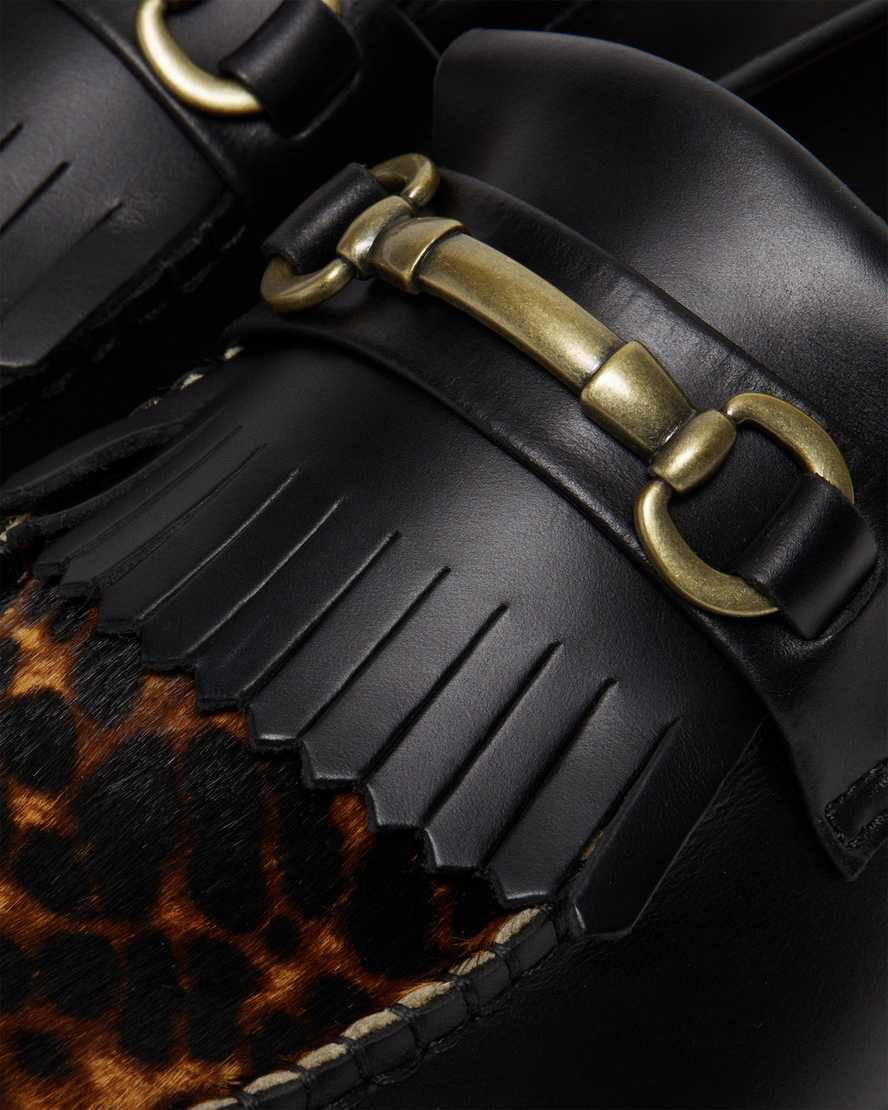Loafers Dr Martens Adrian Snaffle Hair On Hombre Negras  España |  83976-ZSFY