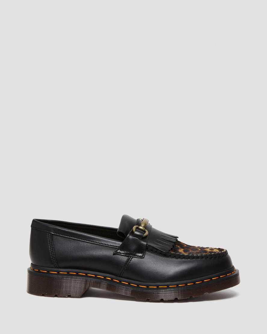 Loafers Dr Martens Adrian Snaffle Hair On Hombre Negras  España |  83976-ZSFY