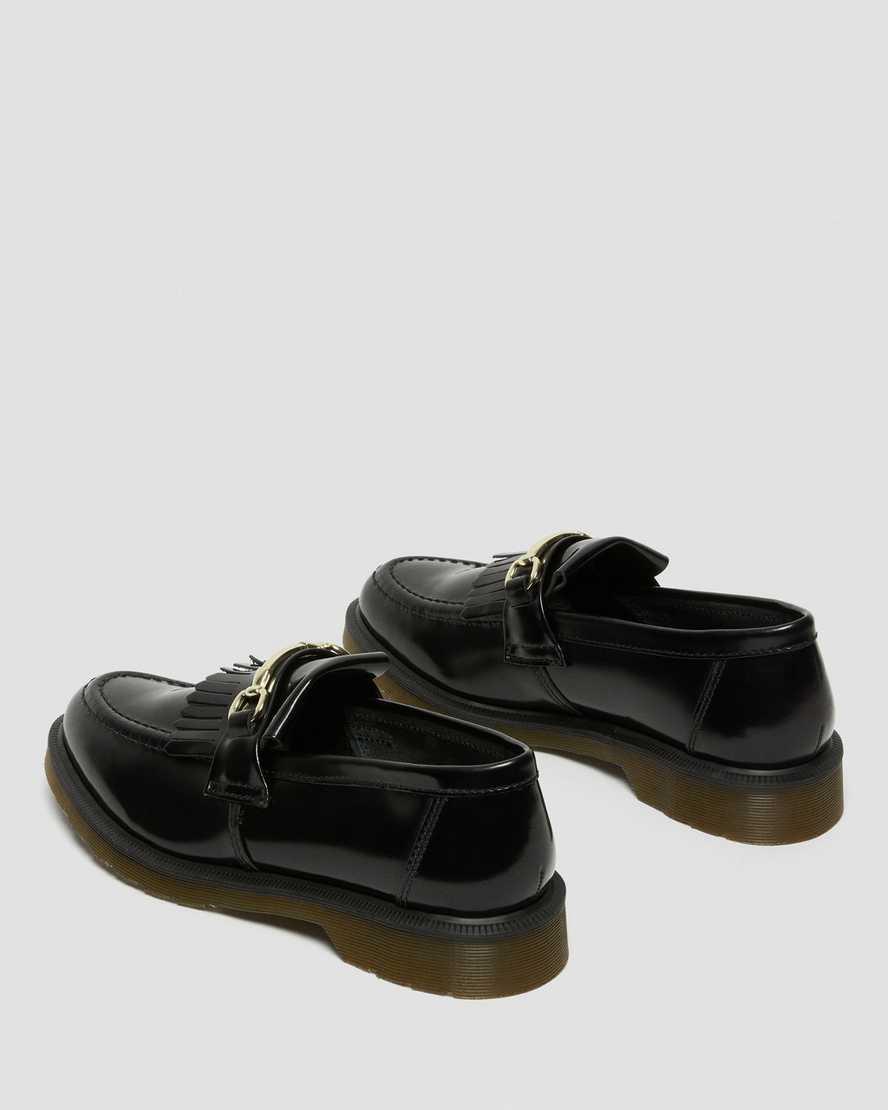 Loafers Dr Martens Adrian Snaffle Smooth Leather Kiltie Hombre Negras  España |  32016-FHMB