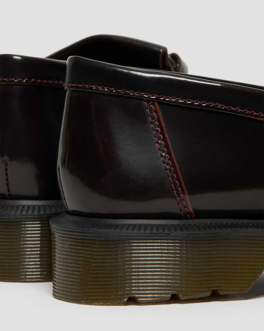 Loafers Dr Martens Adrian Snaffle Smooth Leather Kiltie Mujer Rojas  España |  49216-DHRS