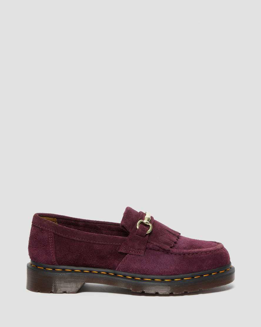 Loafers Dr Martens Adrian Snaffle Suede Hombre Moradas  España |  49710-KIQM
