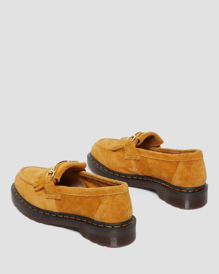 Loafers Dr Martens Adrian Snaffle Suede Hombre Amarillo  España |  59376-ZCJS