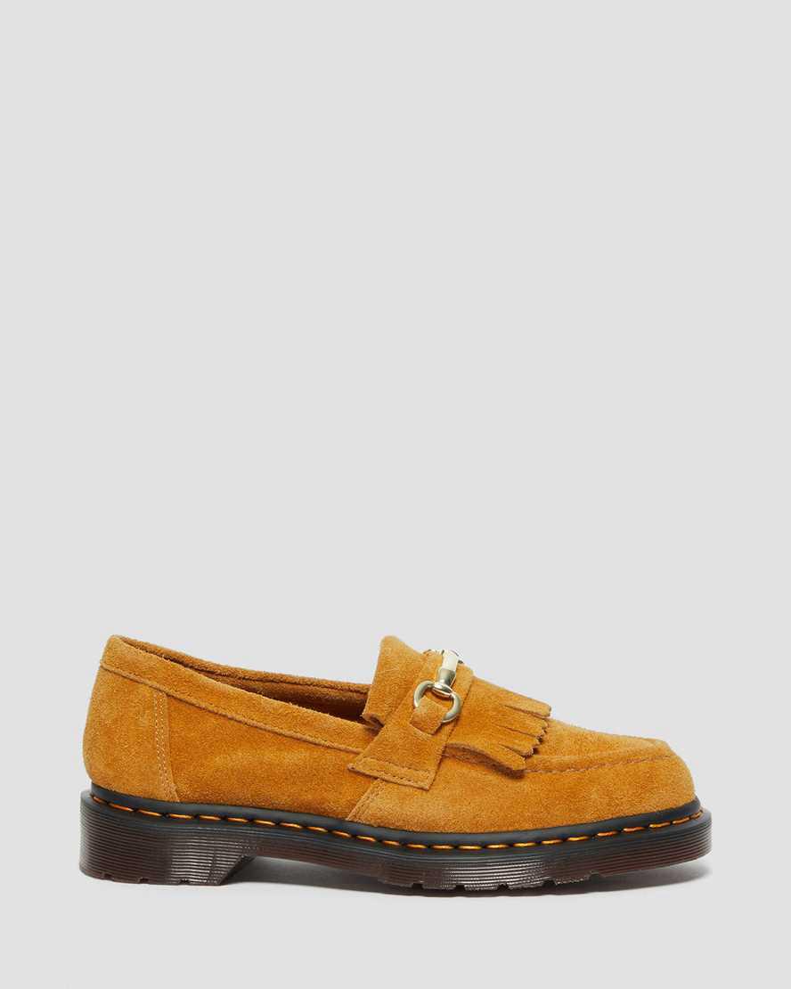 Loafers Dr Martens Adrian Snaffle Suede Hombre Amarillo  España |  59376-ZCJS