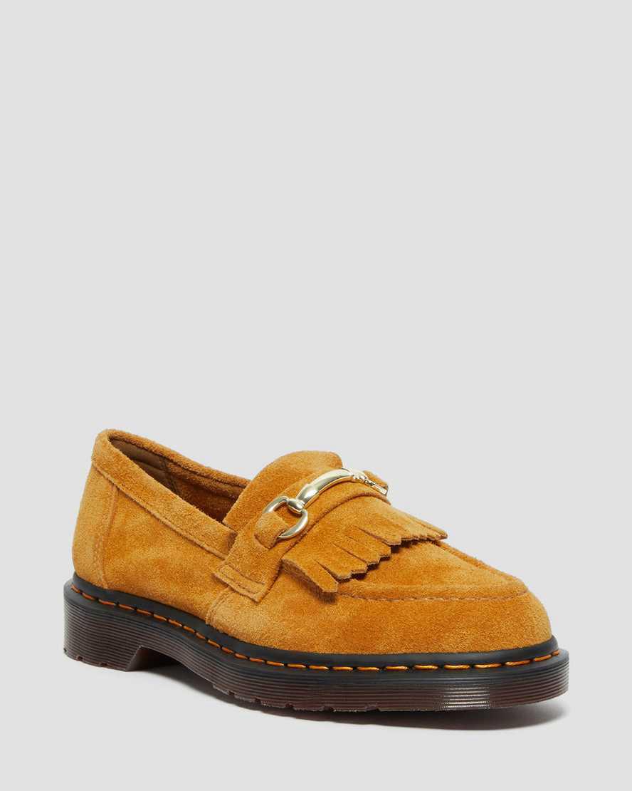 Loafers Dr Martens Adrian Snaffle Suede Hombre Amarillo  España |  59376-ZCJS