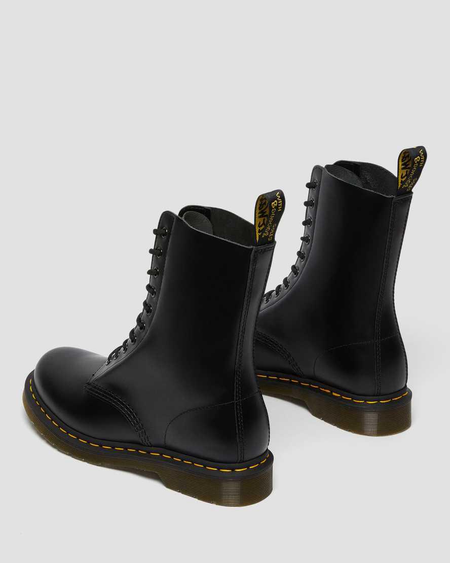 Originals Boots Dr Martens 1490 Smooth Leather Mid Calf Mujer Negras  España |  31489-GWZA