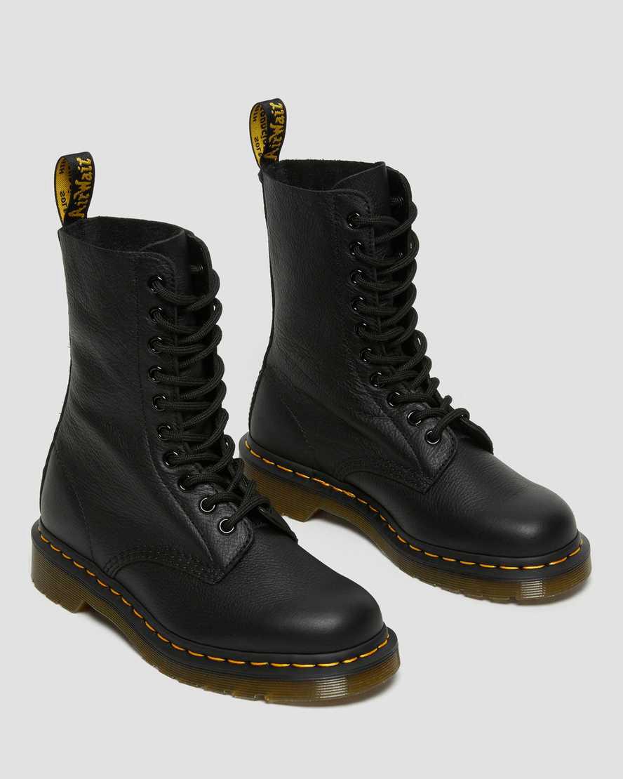 Originals Boots Dr Martens 1490 Virginia Leather Mid Calf Mujer Negras  España |  31256-ALCH
