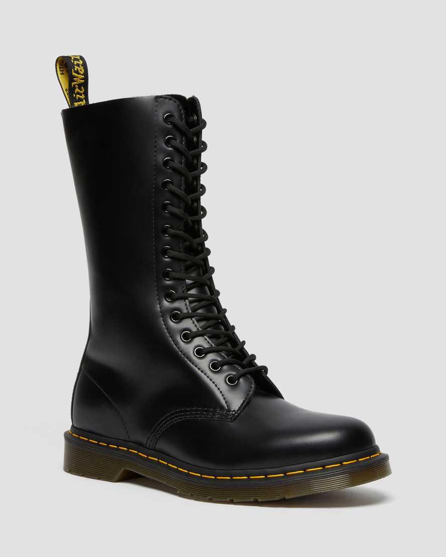 Originals Boots Dr Martens 1914 Smooth Leather Tall Mujer Negras  España |  79328-SREP