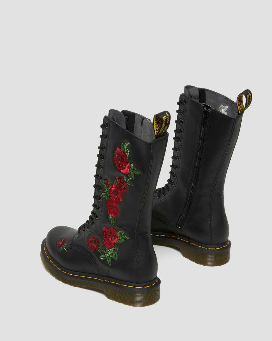 Originals Boots Dr Martens 1914 Vonda Leather Mid Calf Mujer Negras  España |  63517-OAEN