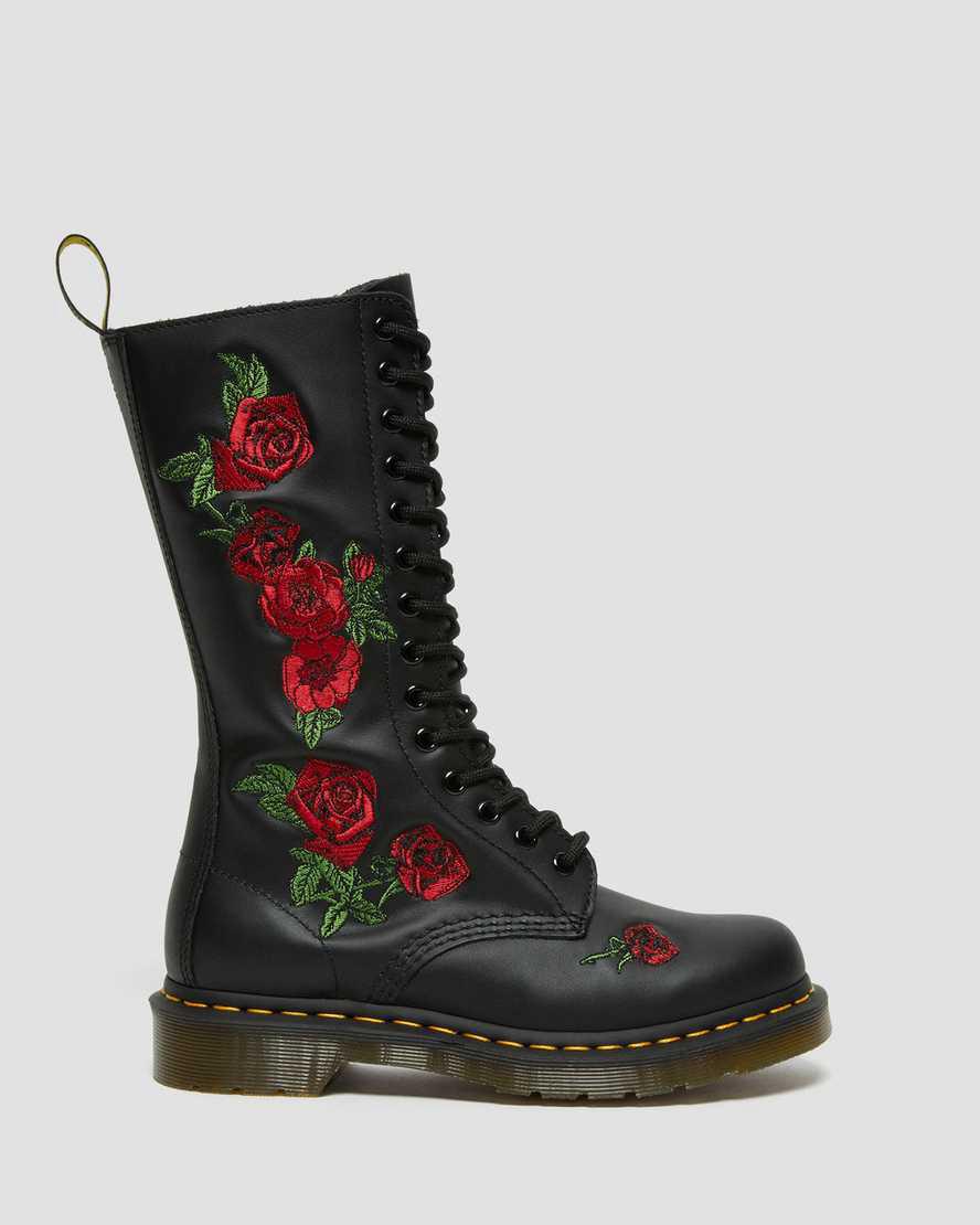 Originals Boots Dr Martens 1914 Vonda Leather Mid Calf Mujer Negras  España |  63517-OAEN