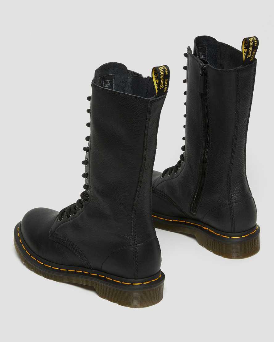 Originals Boots Dr Martens 1B99 Virginia Leather Mid Calf Mujer Negras  España |  53987-QJOW