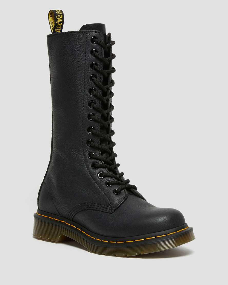 Originals Boots Dr Martens 1B99 Virginia Leather Mid Calf Mujer Negras  España |  53987-QJOW