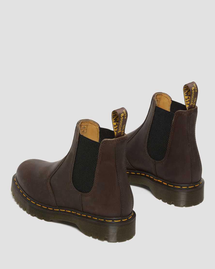 Originals Boots Dr Martens 2976 Bex Crazy Horse Chelsea Hombre Marrones Oscuro  España |  49180-DMWR