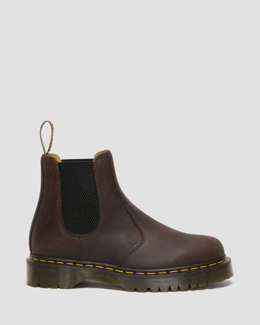 Originals Boots Dr Martens 2976 Bex Crazy Horse Chelsea Hombre Marrones Oscuro  España |  49180-DMWR