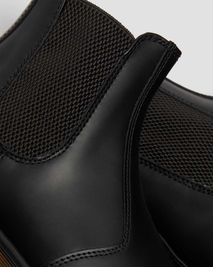 Originals Boots Dr Martens 2976 Smooth Leather Chelsea Hombre Negras  España |  13960-TQAU