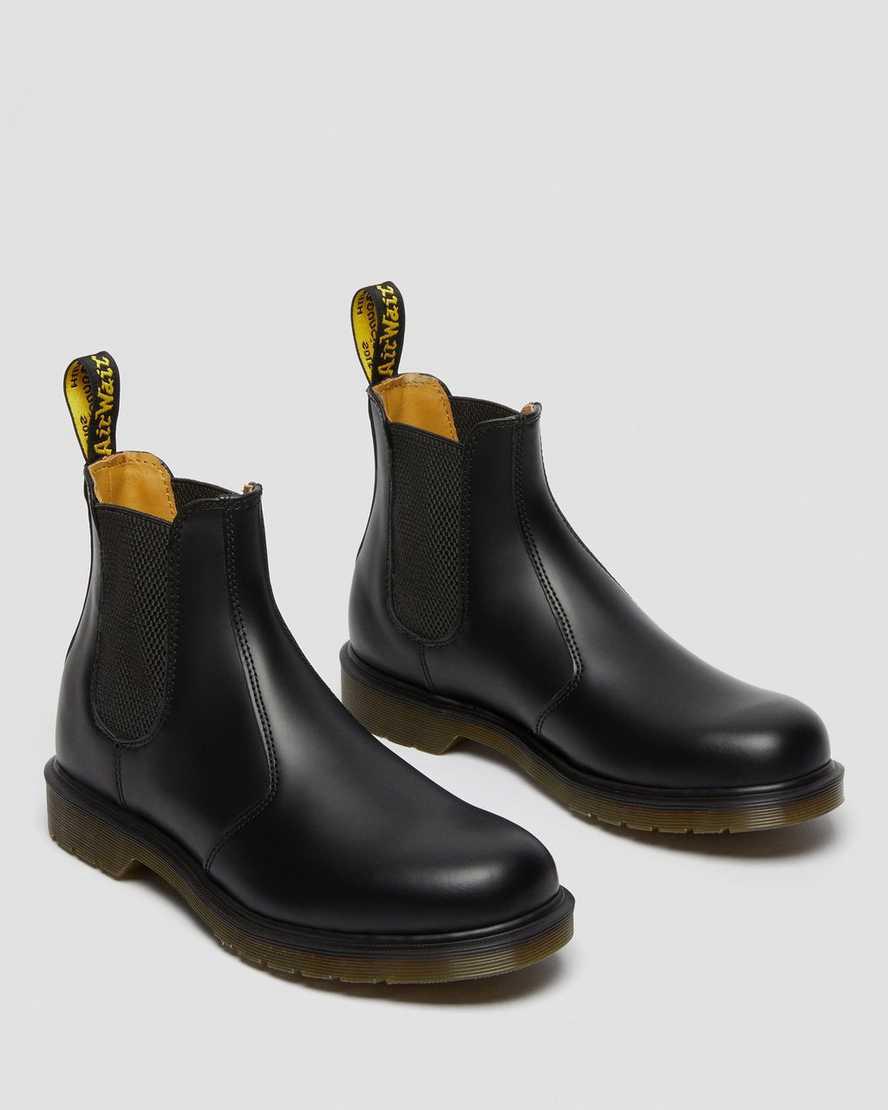 Originals Boots Dr Martens 2976 Smooth Leather Chelsea Hombre Negras  España |  13960-TQAU