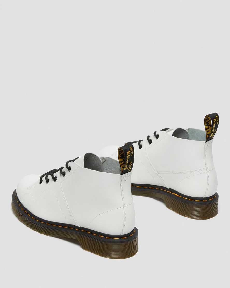 Originals Boots Dr Martens Church Smooth Leather Monkey Hombre Blancas  España |  78069-XGVP