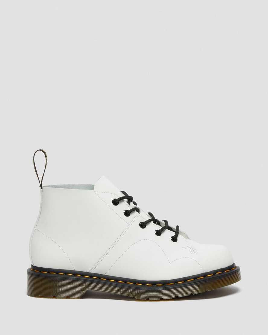 Originals Boots Dr Martens Church Smooth Leather Monkey Hombre Blancas  España |  78069-XGVP
