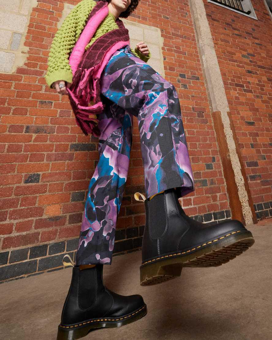 Originals Boots Dr Martens Vegan 2976 Felix Chelsea Hombre Negras  España |  83645-UYCG