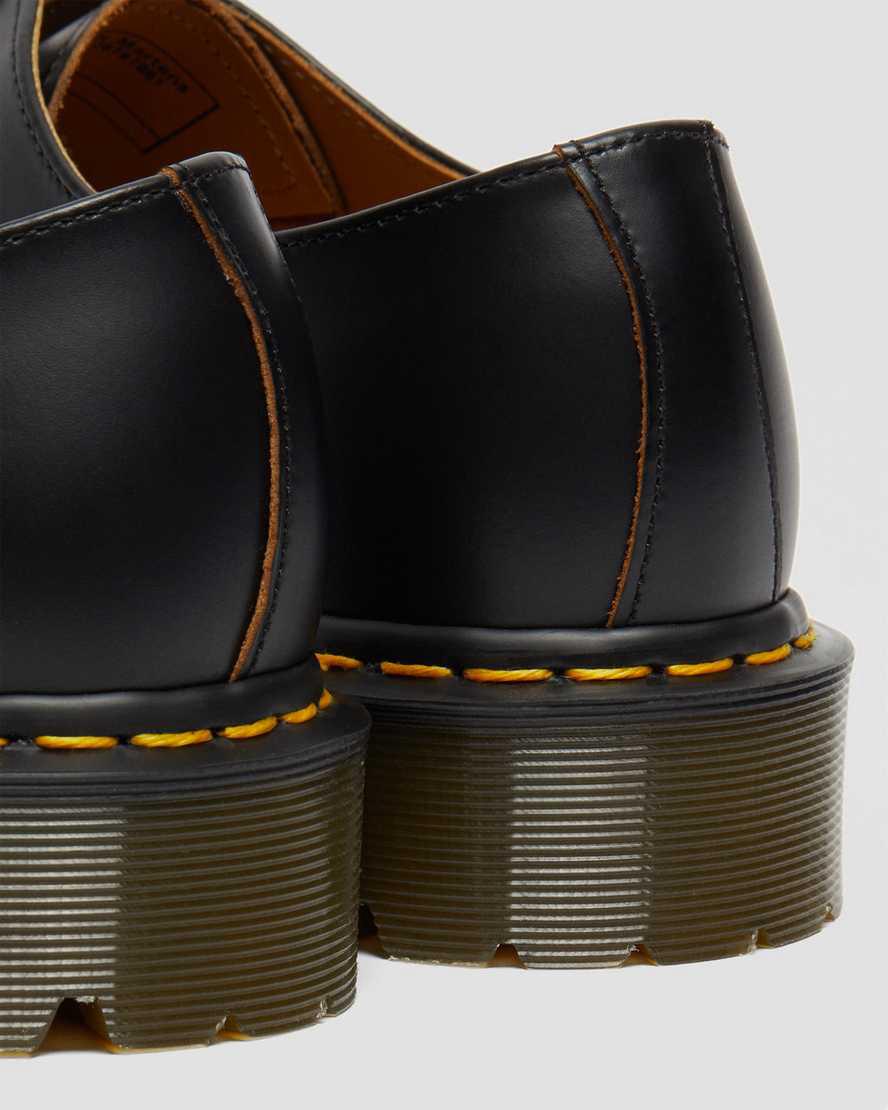 Zapatos Oxford Dr Martens 1461 Bex Made in England Toe Cap Mujer Negras  España |  36059-IWSP