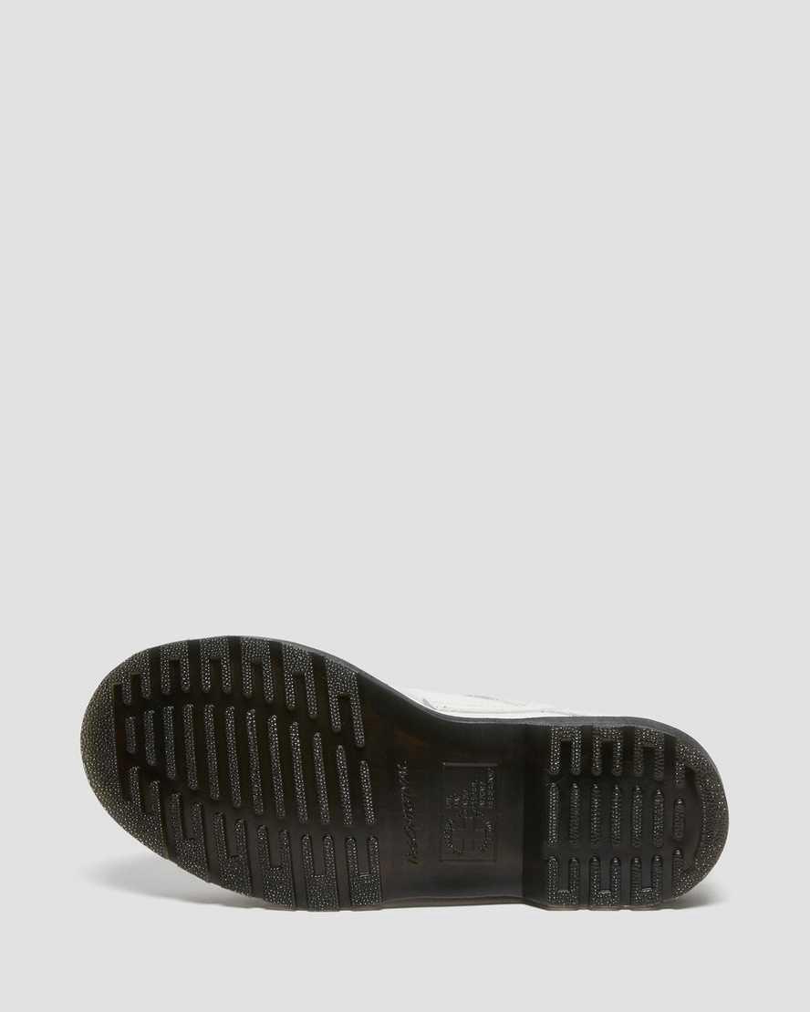 Zapatos Oxford Dr Martens 1461 Bow Smooth Leather Mujer Blancas  España |  27614-JFOX