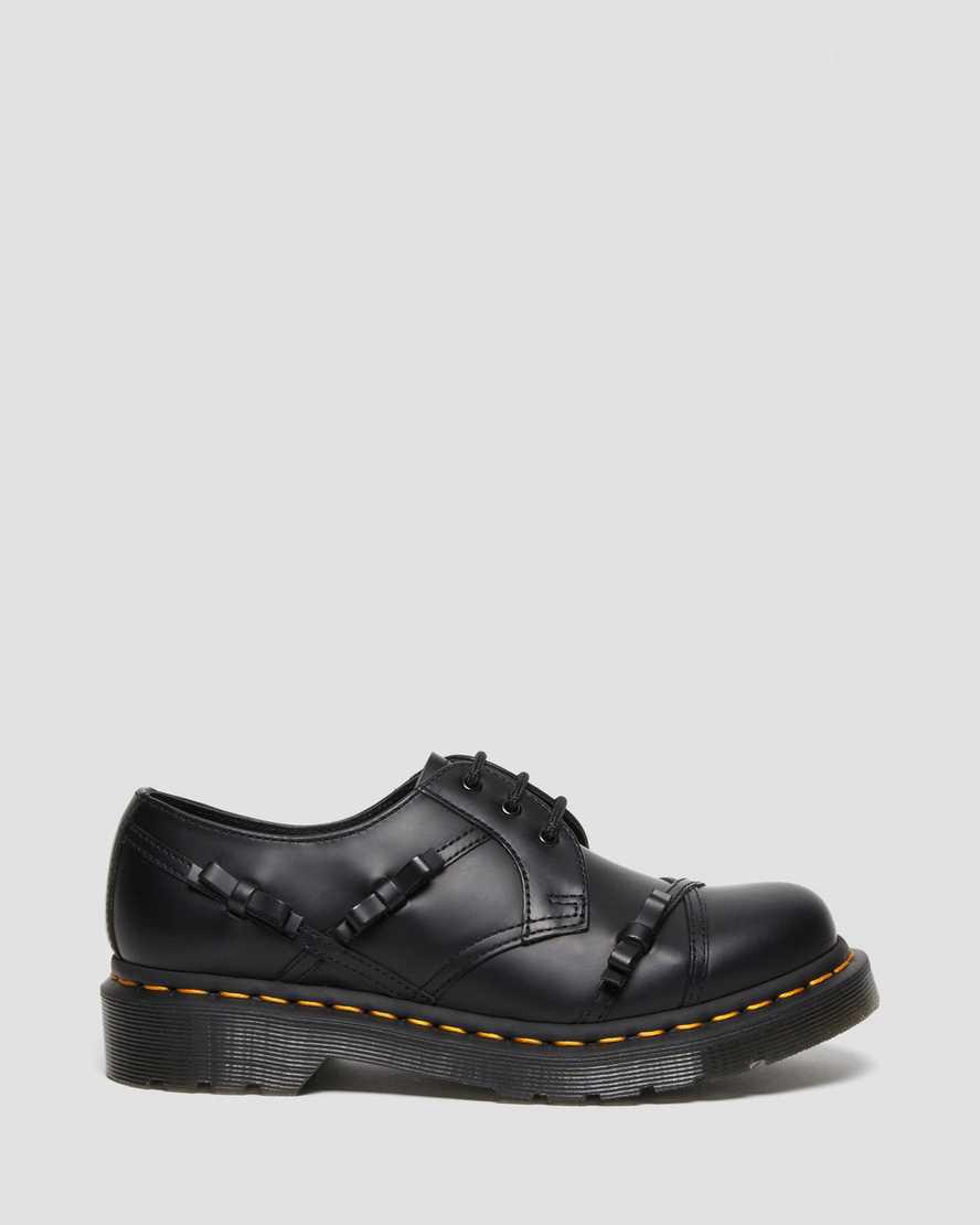 Zapatos Oxford Dr Martens 1461 Bow Smooth Leather Mujer Negras  España |  34758-CHAK