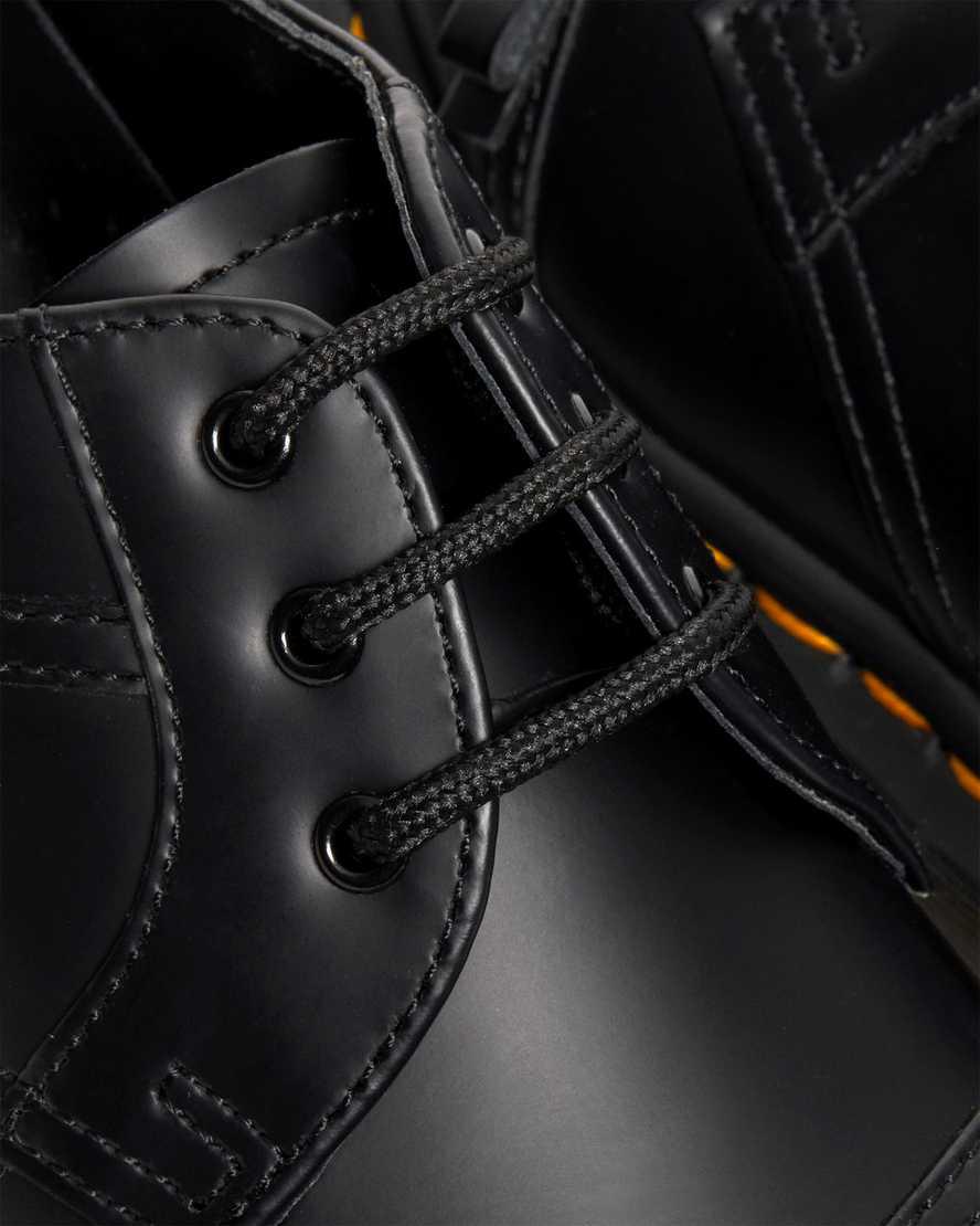 Zapatos Oxford Dr Martens 1461 Bow Smooth Leather Mujer Negras  España |  34758-CHAK
