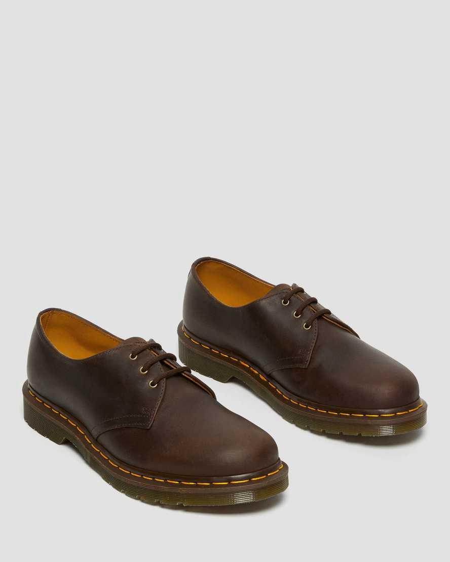 Zapatos Oxford Dr Martens 1461 Crazy Horse Leather Hombre Marrones  España |  36245-GZVD