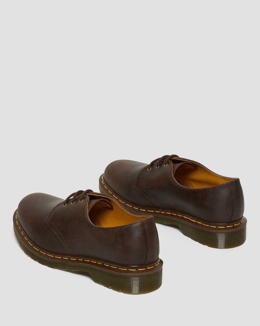 Zapatos Oxford Dr Martens 1461 Crazy Horse Leather Hombre Marrones  España |  36245-GZVD
