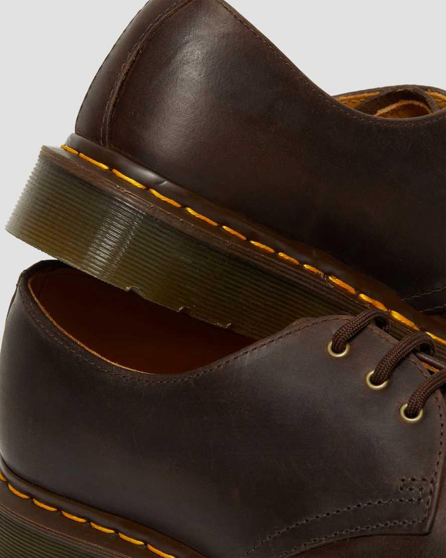 Zapatos Oxford Dr Martens 1461 Crazy Horse Leather Hombre Marrones  España |  36245-GZVD