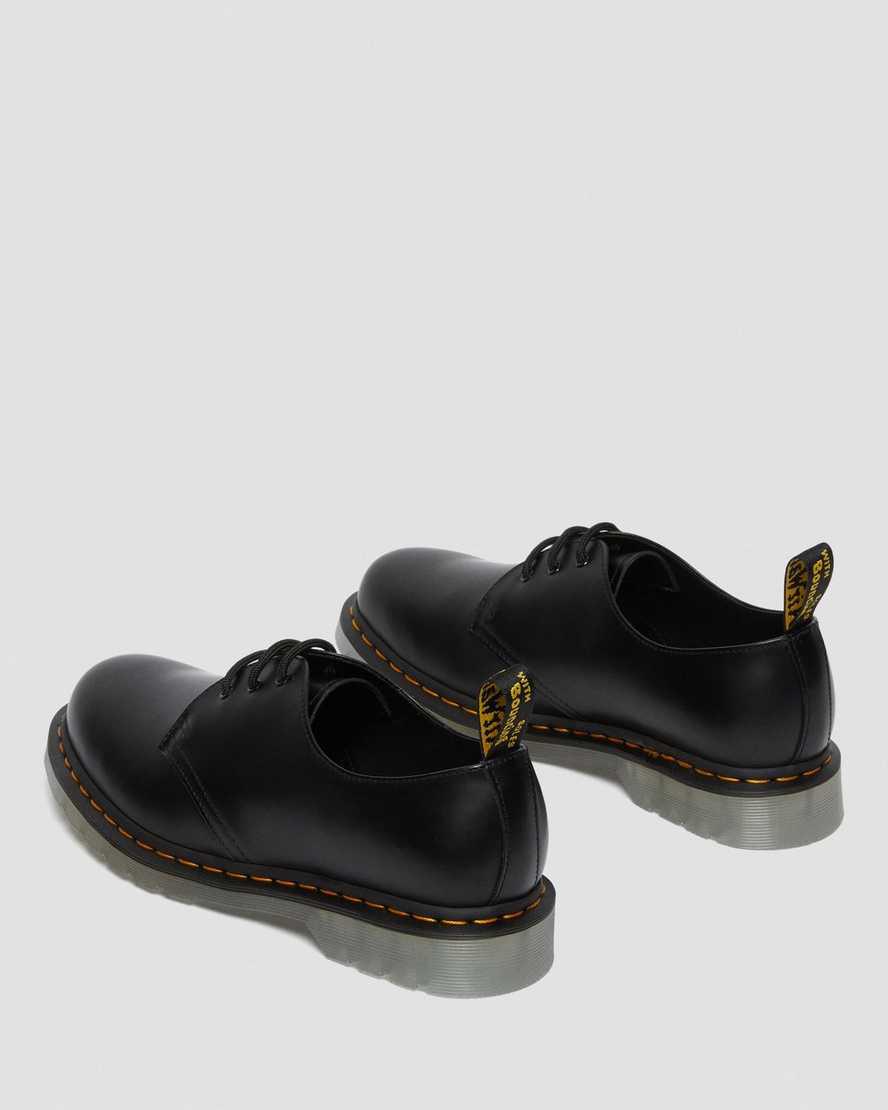 Zapatos Oxford Dr Martens 1461 Iced Smooth Leather Mujer Negras  España |  16792-AMUF