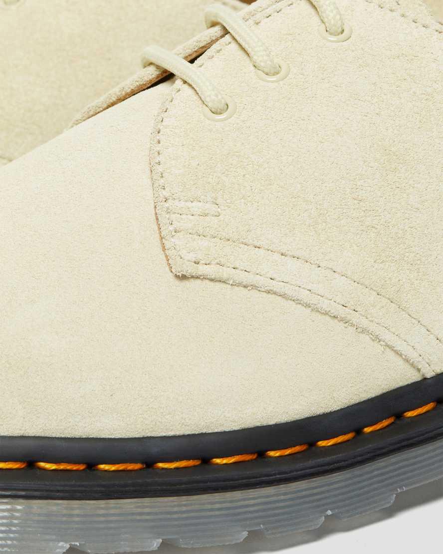 Zapatos Oxford Dr Martens 1461 Iced Suede Mujer Kaki Creme  España |  87624-YTKO