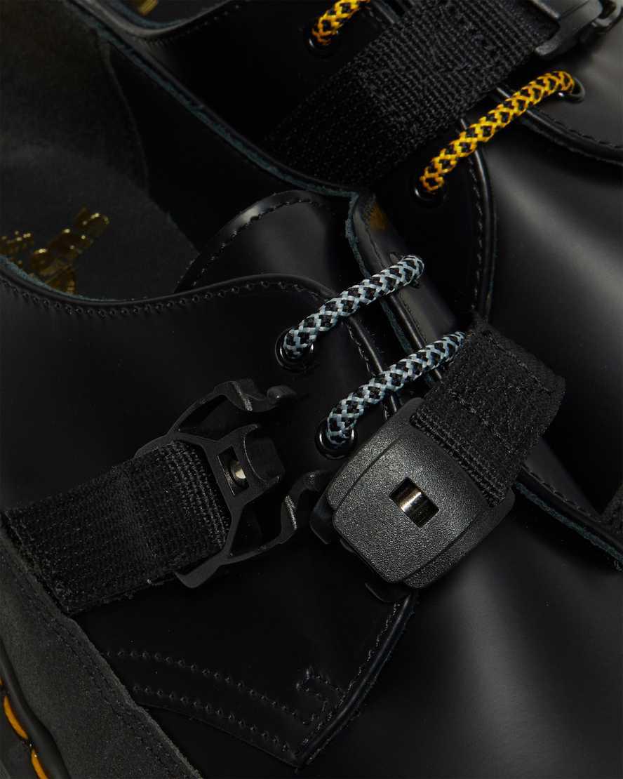 Zapatos Oxford Dr Martens 1461 Made In England Bex Tech Smooth Leather Hombre Black/Dual Original  España |  32401-MERQ