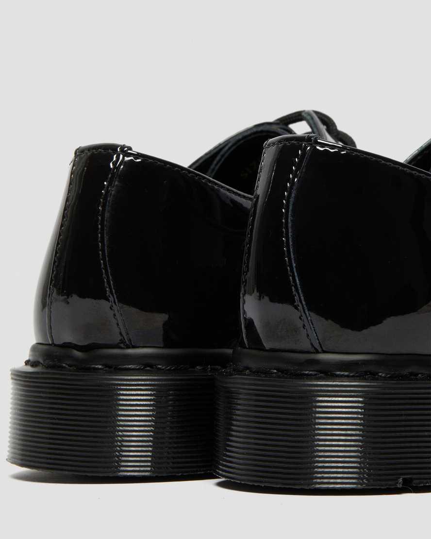 Zapatos Oxford Dr Martens 1461 Made in England Mono Patent Leather Mujer Negras  España |  21846-QLWU
