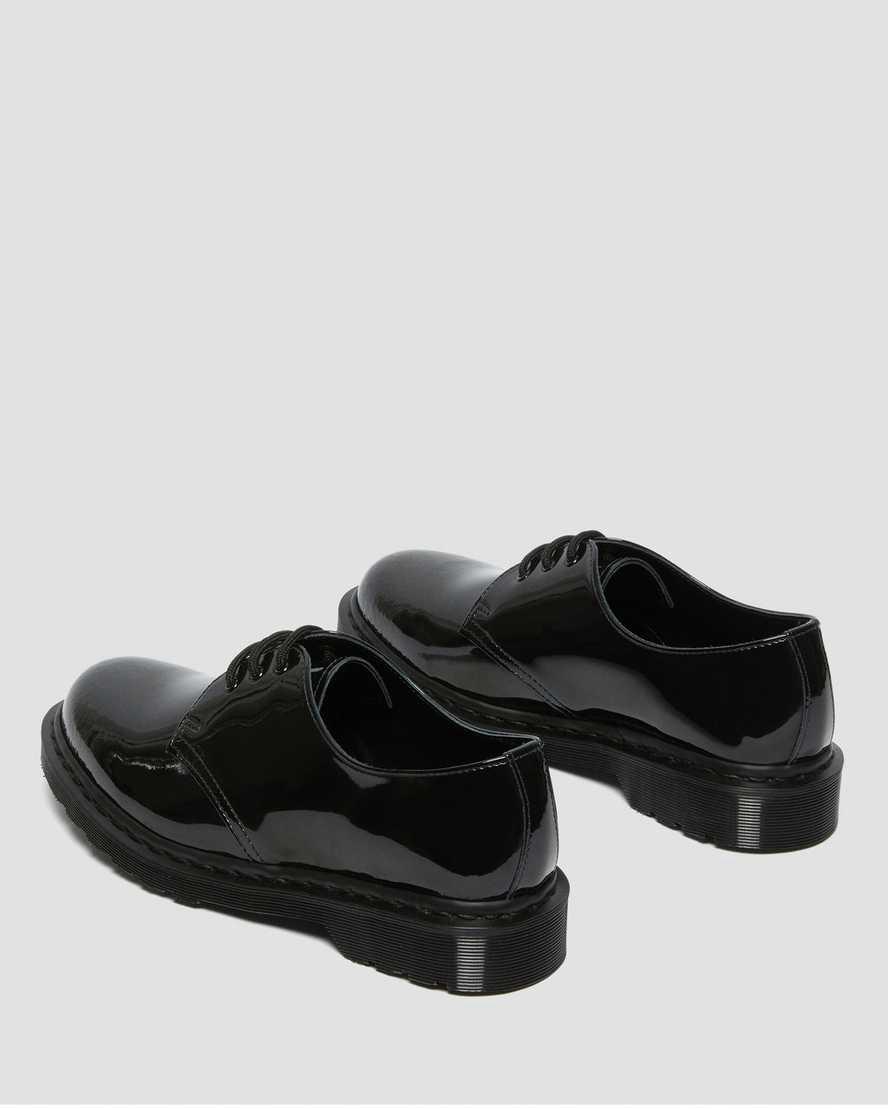 Zapatos Oxford Dr Martens 1461 Made in England Mono Patent Leather Mujer Negras  España |  21846-QLWU