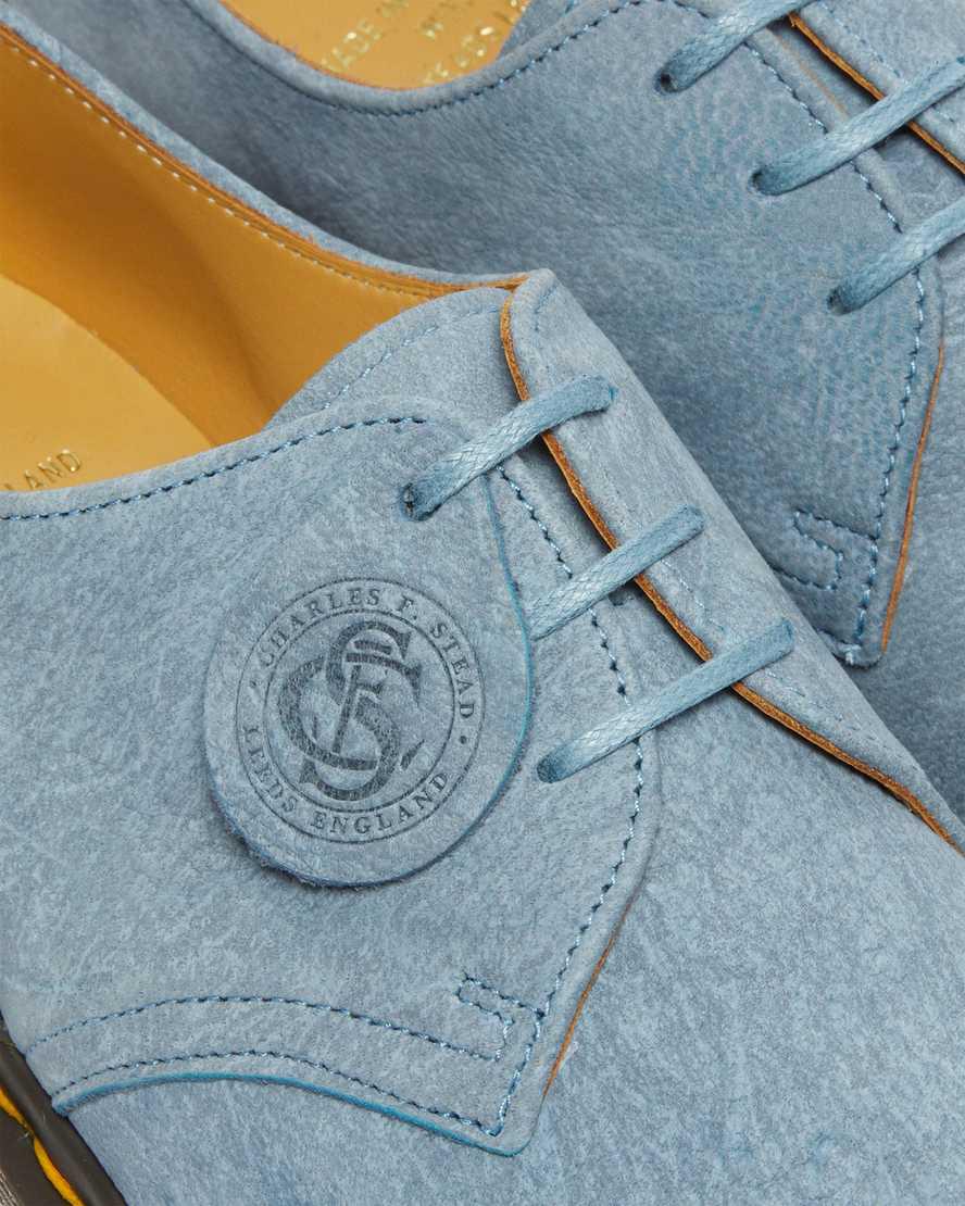 Zapatos Oxford Dr Martens 1461 Made in England Nubuck Leather Hombre Azules  España |  28041-TYZR